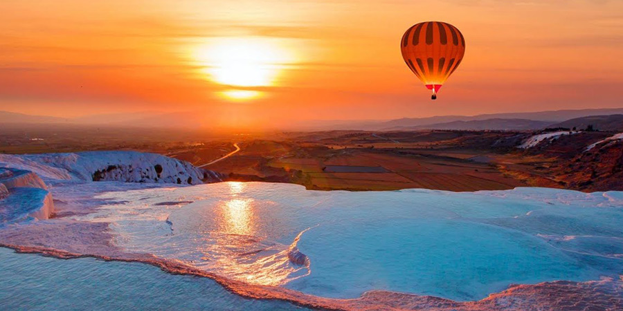 Pamukkale Hot Air Balloon Ride | Sunrise Flights Over Cotton Castle